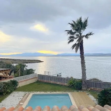 Piscine Privee Superbe Vue Etang 8jbart580 Leucate