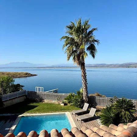 Piscine Privee Superbe Vue Etang 8jbart580 Leucate