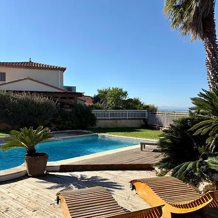 Piscine Privée Superbe Vue Etang 8jbart580 * Leucate